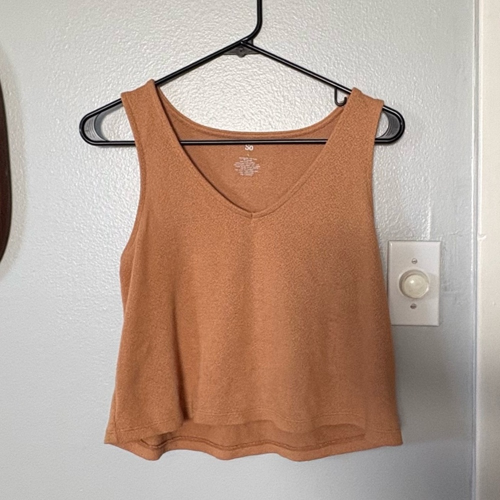 SO Junior’s Tan Tank Top